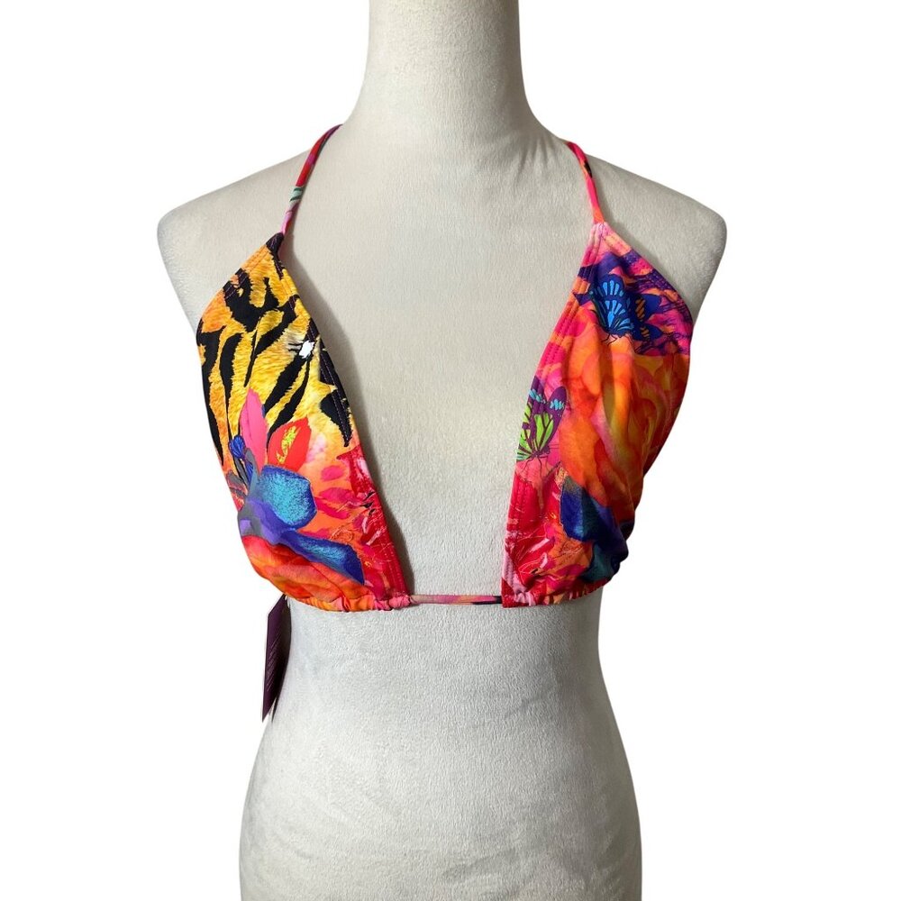 NWT Elsie and Fred Tiger Bikini Top   US Size: 16